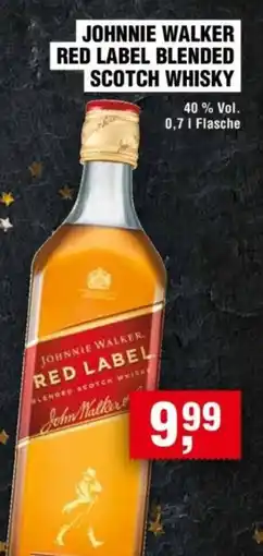 Handelshof JOHNNIE WALKER RED LABEL BLENDED SCOTCH WHISKY Angebot