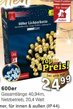 Wiglo Wunderland Lichterketten 600er Angebot