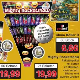 Wiglo Wunderland LESLI FIREWORKS Mighty Rocketshow Angebot