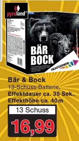 Wiglo Wunderland pyroland Bär & Bock Angebot