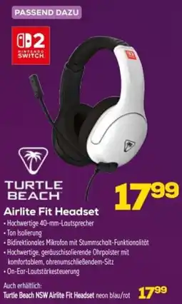 Euronics TURTLE BEACH Airlite Fit Headset Angebot