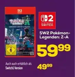Euronics NINTENDO SWITCH SW2 Pokémon Legenden Z-A Angebot