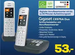 Euronics Gigaset CE575A Duo Schnurlostelefon mit Anrufbeantworter Angebot