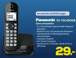 Euronics Panasonic KX-TGC450GB Schnurlostelefon Angebot