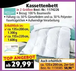 Norma Kassettenbett Angebot