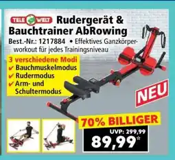 Norma Rudergerät & Bauchtrainer AbRowing Angebot