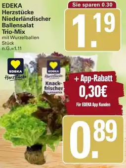 WEZ EDEKA Herzstücke Niederländischer Ballensalat Trio-Mix Angebot