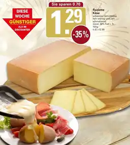WEZ Raclette Käse Angebot