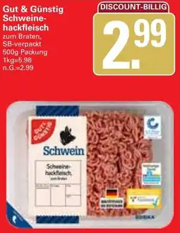 WEZ Gut & Günstig Schweinehackfleisch Angebot
