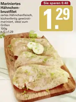 WEZ Mariniertes Hähnchenbrustfilet Angebot