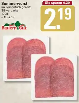 WEZ Bauern Gut Sommerwurst Angebot