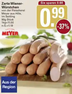 WEZ MEYER Zarte Wiener Würstchen Angebot