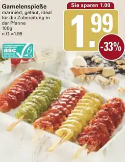WEZ Garnelenspieße Angebot