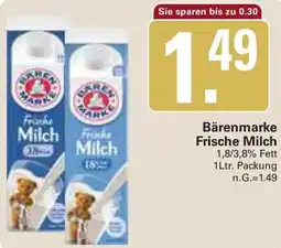 WEZ Bärenmarke Frische Milch Angebot