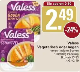 WEZ Valess Vegetarisch oder Vegan Angebot