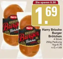 WEZ Harry Brioche Burger Brötchen Angebot