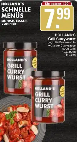 WEZ HOLLAND'S Grill Currywurst Angebot