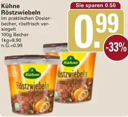 WEZ Kühne Röstzwiebeln Angebot