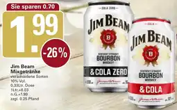WEZ Jim Beam Mixgetränke Angebot
