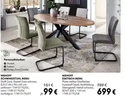 Hardeck Niehoff schwingstuhl menu Angebot