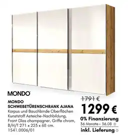 Hardeck Mondo schwebetürenschrank ajana Angebot