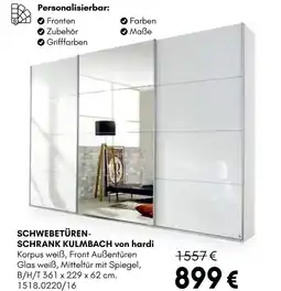 Hardeck Hardi schwebetürenschrank kulmbach Angebot