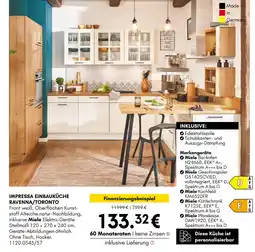 Hardeck Impressa einbauküche ravenna/toronto Angebot
