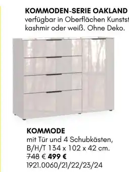 Hardeck Kommode-serie oakland Angebot