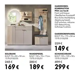 Hardeck Garderobenpaneel Angebot