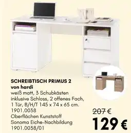 Hardeck Hardi schreibtisch primus 2 Angebot