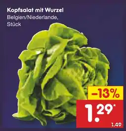 Netto Marken-Discount Kopfsalat mit wurzel Angebot