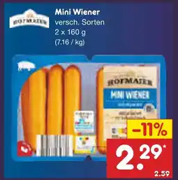 Netto Marken-Discount Hofmaier mini wiener Angebot