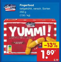 Netto Marken-Discount American style fingerfood Angebot