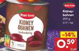 Netto Marken-Discount Beste ernte kidneybohnen Angebot