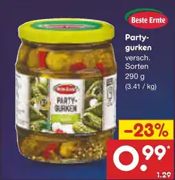 Netto Marken-Discount Beste ernte partygurken Angebot