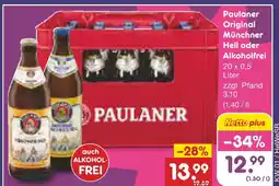 Netto Marken-Discount Paulaner original münchner hell Angebot