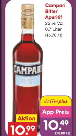 Netto Marken-Discount Campari bitter aperitif Angebot