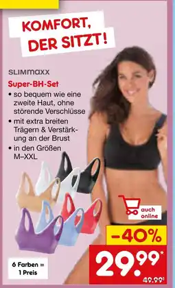 Netto Marken-Discount Slimmaxx super-bh-set Angebot
