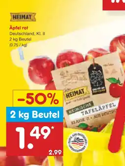 Netto Marken-Discount Heimat äpfel rot Angebot