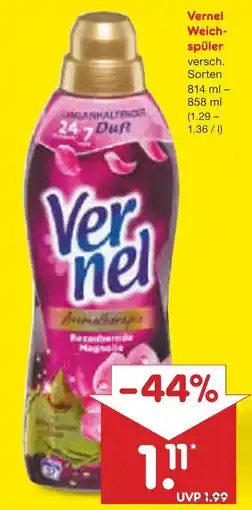 Netto Marken-Discount Vernel weichspüler Angebot