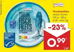 Netto Marken-Discount Dreimaster thunfischfilets Angebot
