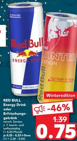 Kaufland Red bull energy drink Angebot