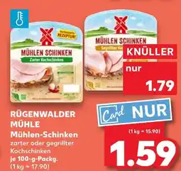 Kaufland Rügenwalder mühle mühlen-schinken zarter kochschinken Angebot