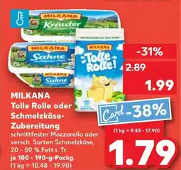 Kaufland Milkana tolle rolle Angebot
