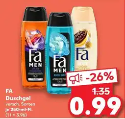 Kaufland Fa duschgel dark passion Angebot
