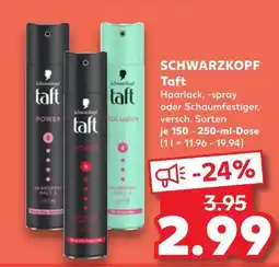 Kaufland Schwarzkopf taft power Angebot