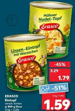 Kaufland Erasco linsen-eintopf mit würstchen Angebot