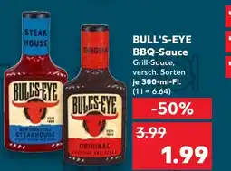 Kaufland Bull's-eye bbq-sauce steakhouse Angebot