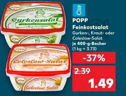 Kaufland Popp feinkostsalat gurkensalat Angebot