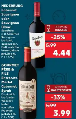 Kaufland Nederburg cabernet sauvignon Angebot